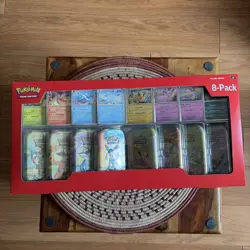 Pokemon TCG: Prismatic Evolutions Costco Mini Tins 8 Pack - New & Sealed - Image 1