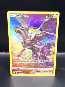 Pokemon Zekrom TG05/TG30 Brilliant Stars Full Art Trainer Gallery NM Card A - Image 1