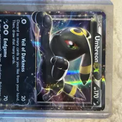 Pokemon TCG Umbreon-EX Fates Collide 55/124 Holo Rare EX NM - Image 2