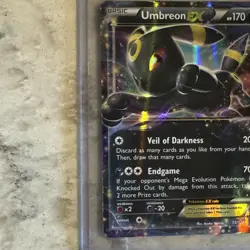 Pokemon TCG Umbreon-EX Fates Collide 55/124 Holo Rare EX NM - Image 5