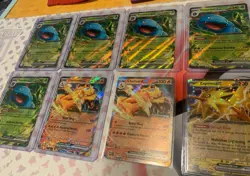 Pokemon 151 Double Rare EX Lot Of 22 Charizard (2) Venusaur (5) Zapdos (2) NM - Image 1
