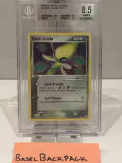 Pokemon TCG - Dark Celebi (4/101) - EX Hidden Legends Holo - Beckett (BGS) 8.5 - Image 1