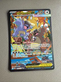 Pokemon TCG Mega Kangaskhan ex 182/132 Evolutions Secret Illustration Rare NM - Image 1