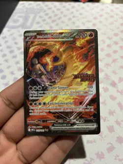 Team Rocket's Moltres ex Destined Rivals Stamp UPC Set Pokemon TCG 229/182 - Image 3