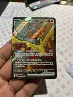 Team Rocket's Moltres ex Destined Rivals Stamp UPC Set Pokemon TCG 229/182 - Image 5