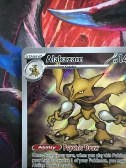 Pokemon TCG Alakazam Pokemon Center Stamped Promo 009 NM - Image 2