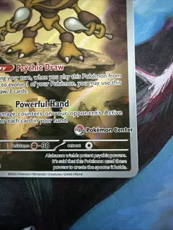 Pokemon TCG Alakazam Pokemon Center Stamped Promo 009 NM - Image 4