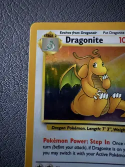 Pokemon TCG Dragonite Fossil Holo Unlimited Rare Card 4/62 - Image 5
