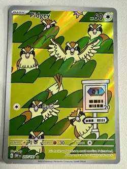 Pokemon TCG Obsidian Flames Pidgeot EX Sir 225/197, Pidgeotto 208, Pidgey 207 NM - Image 2