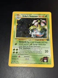 Erika's Venusaur Gym Challenge 4 Holo Unlimited Pokemon TCG - Image 1