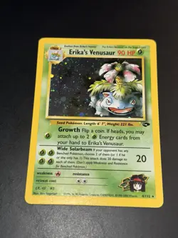 Erika's Venusaur Gym Challenge 4 Holo Unlimited Pokemon TCG - Image 2