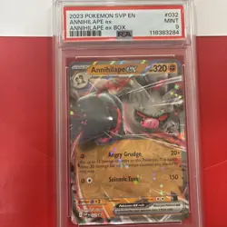 Pokemon TCG Annihilape EX Box Promo SVP 32 PSA 9 - Image 3