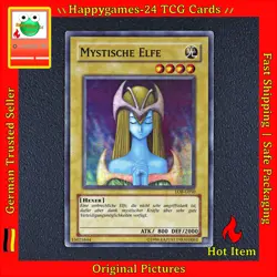 Mystische Elfe - Super Rare - YuGiOh! Karte TCG LOB-G050 /U81 - Image 1
