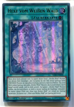 Yu-Gi-Oh! Hexe vom Weissen WAld Ultra Rare ALIN-DE058 - Image 1