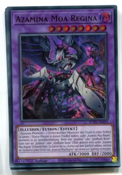 Yu-Gi-Oh! Azamina Moa Regina Ultra Rare ROTA-DE013 - Image 1