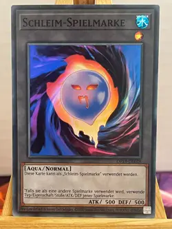 Schleim-Spielmarke OP19-DE028 Super Rare Deutsch NM YUGIOH - Image 1