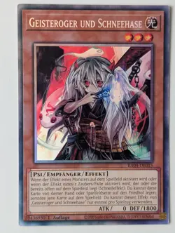 Geisteroger und Schneehase RA04-DE015 Collectors Rare DE NM YUGIOH - Image 1