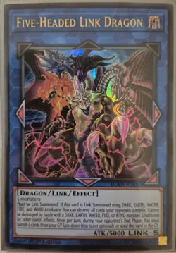 YuGiOh Five-Headed Link Dragon Ultra Rare 1st Edition DUOV-EN007 - Image 1