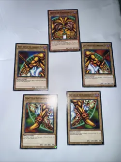 Yugioh Exodia The Forbidden One FULL Set LDK2-ENY04-08 Common LP 1st Edition - Image 1