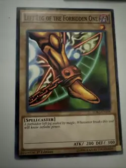 Yugioh Exodia The Forbidden One FULL Set LDK2-ENY04-08 Common LP 1st Edition - Image 3