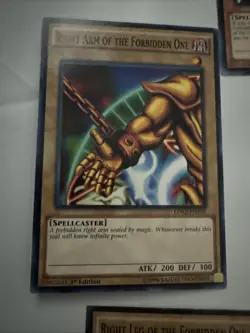 Yugioh Exodia The Forbidden One FULL Set LDK2-ENY04-08 Common LP 1st Edition - Image 5