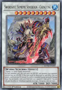 Yugioh MZTM-EN089 - Swordsoul Supreme Sovereign - Chengying - Rare - Image 1
