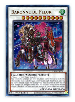 Baronne de Fleur - RA01-EN034 - Ultra Rare - 1st Edition - Yugioh - Image 1