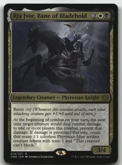 Ria Ivor, Bane of Bladehold R Phyrexia: All Will Be One 214 LP - Image 1