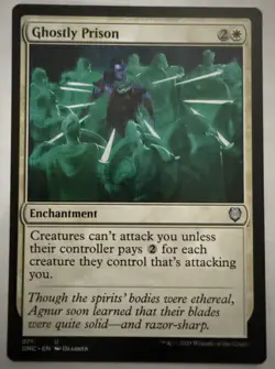 Ghostly Prison - (71) - MTG - Commander: Phyrexia: All Will Be One - MISCUT - NM - Image 1