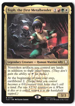 Toph, the First Metalbender 247 MTG Avatar TLA NM - Image 1