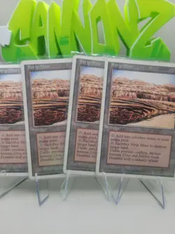 MTG 1995 4th Edition Strip Mine Lot of 4 LP - Image 1