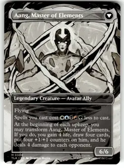 MTG Avatar: The Last Airbender: Eternal-Legal Card #308 Avatar Aang (Borderless) - Image 2