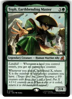 MTG Avatar: The Last Airbender: Eternal-Legal Card #145 Toph, Earthbending Maste - Image 1
