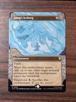 1x - Aang's Iceberg - FOIL SHOWCASE #336 - Avatar: The Last Airbender - NM MTG - Image 1