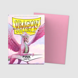 Dragon Shield Card Sleeves: Standard - Matte Pink (100ct) - Image 1