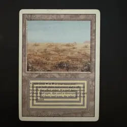 Magic the Gathering Scrubland Revised Edition Dual Land Moderately Played - Image 1