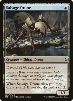 MTG Salvage Drone Battle for Zendikar 065/274 Regular Common X4 - Image 1