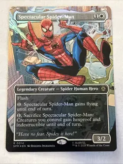Spectacular Spider-Man - #14 Foil (Borderless) Marvel's Spider-Man - Mtg - Image 1