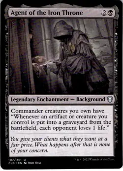 MTG Agent of the Iron Throne Battle for Baldur's Gate Uncommon #107 - Image 1