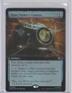 MTG Marvel Spider-Man - Peter Parkers Camera #280 - Borderless Foil - Image 1