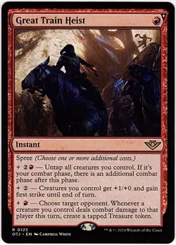MTG Outlaws of Thunder Junction Great Train Heist (Rare) - Image 1