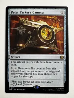 Peter Parker’s Camera #171 - MTG Marvel Spider-Man - Rare Artifact Copy Ability - Image 1