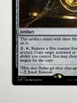 Peter Parker’s Camera #171 - MTG Marvel Spider-Man - Rare Artifact Copy Ability - Image 2