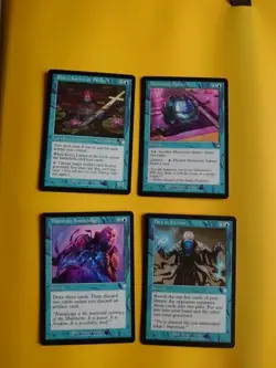 Fact or Fiction,Mnemonic Sphere,Emry, Lurker of the lurch,Thirst know MTG Card. - Image 1