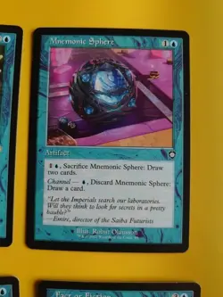 Fact or Fiction,Mnemonic Sphere,Emry, Lurker of the lurch,Thirst know MTG Card. - Image 4