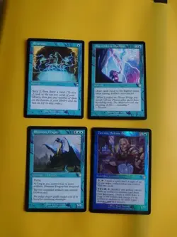 Preordain,shimmer dragon,one with the machine,Tawnos, solemn survior MTG 4 Card - Image 1