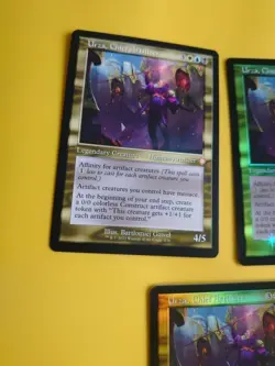Urza, Chief Artificer x3 - two are foil, 1 is thick version MTG 3 Card. mythic - Image 4