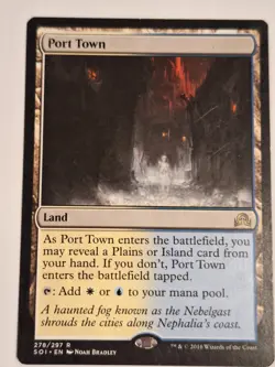 Port Town - Shadows Over Innistrad - Magic the Gathering MTG Nice! - Image 1