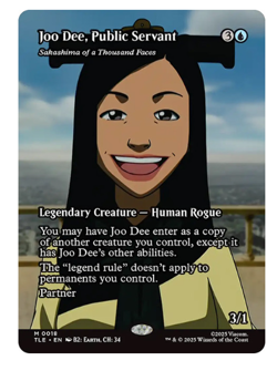 Sakashima of a Thousand Faces - Joo Dee, Public Servant Avatar MTG - Image 1