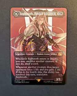Sephiroth Fabled Soldier MTG, Surge Foil Final Fantasy 0527 Fresh Pull Mint 🔥 - Image 1